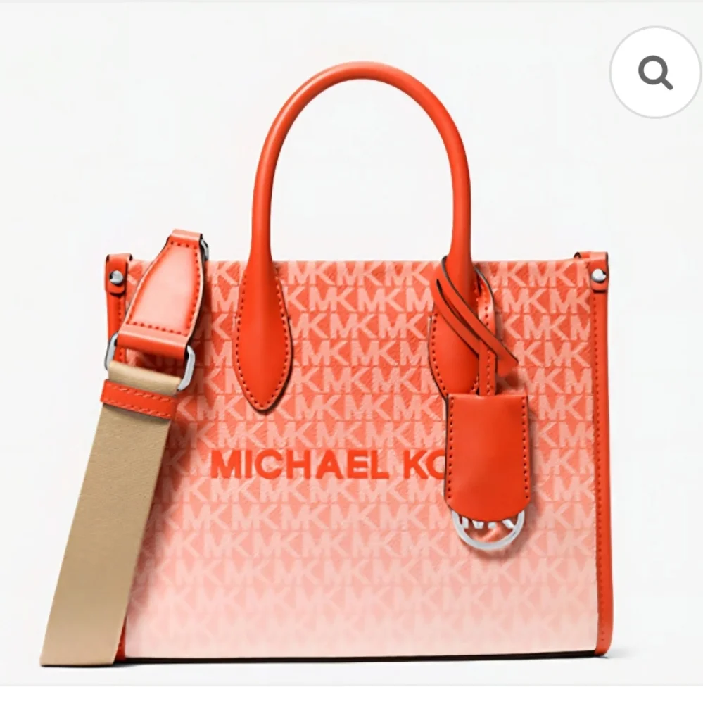 New!Michael‎ Kors Mirella Small Ombre Signature Logo Crossbody Bag